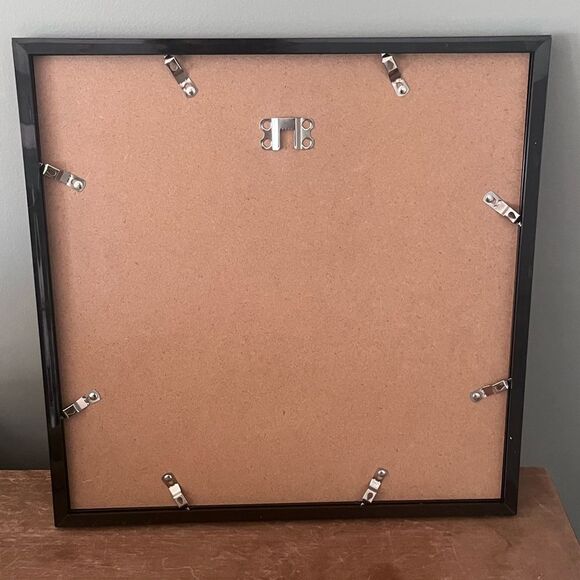 Framed Pileated Woodpecker Art Print Drawing 14x14 - Picture 5 of 5